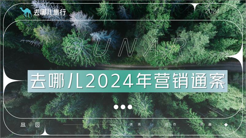 《去哪儿2024年营销通案》 - 第1页预览图