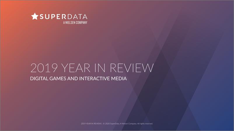 《2019年网络游戏和互动媒体回顾》 - 第1页预览图