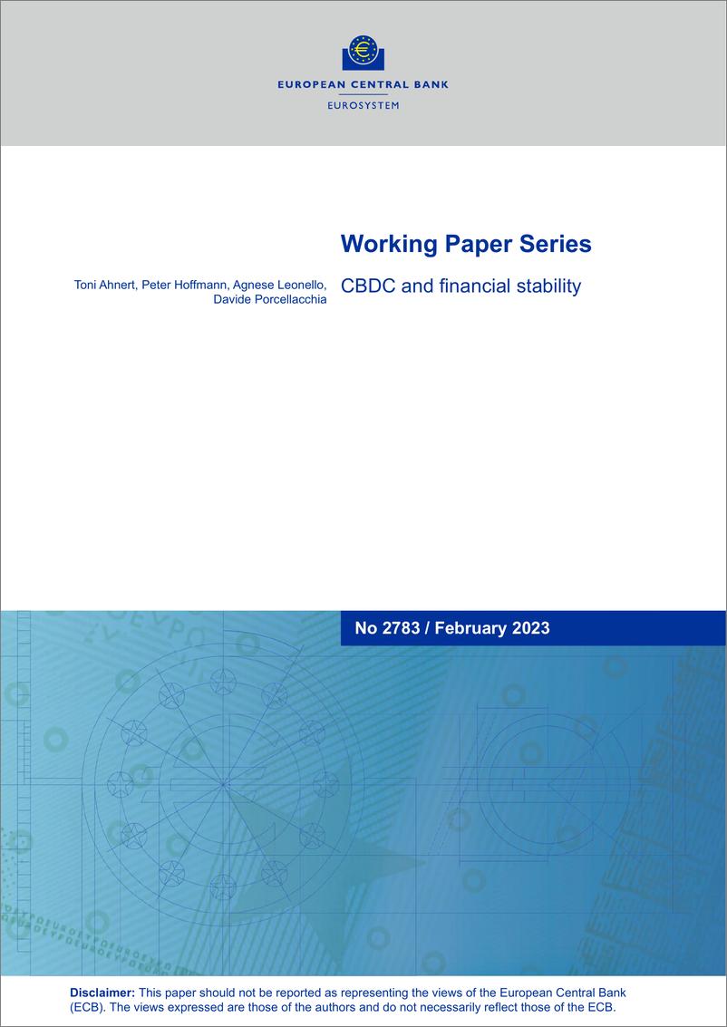 《CBDC与金融稳定（英）-35页》 - 第1页预览图