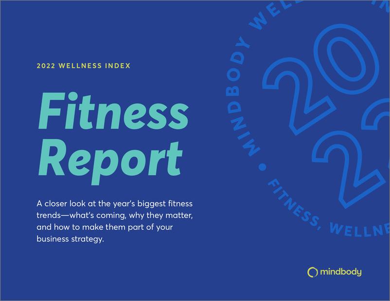 《2022年健身报告（英)-39页》 - 第1页预览图