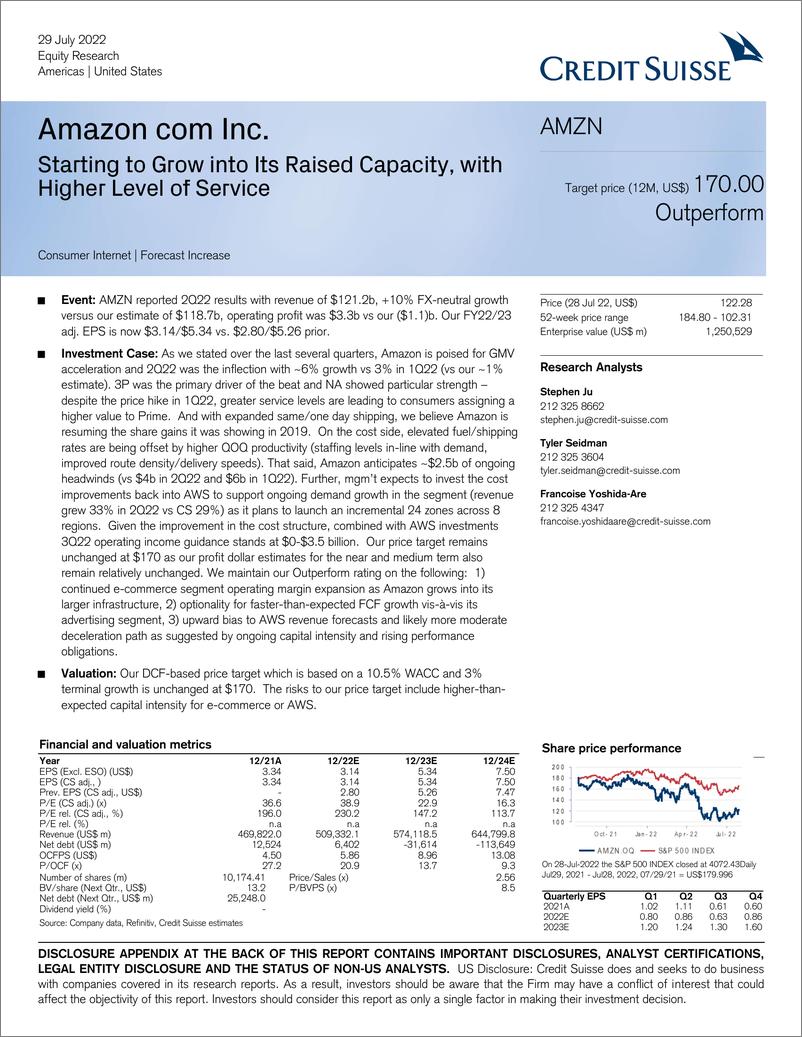 《Amazon com Inc-Starting to Grow into Its Raised Capacity》 - 第1页预览图