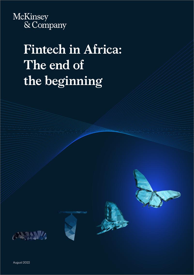 《麦肯锡+非洲金融科技报告-47页-WN9》 - 第1页预览图