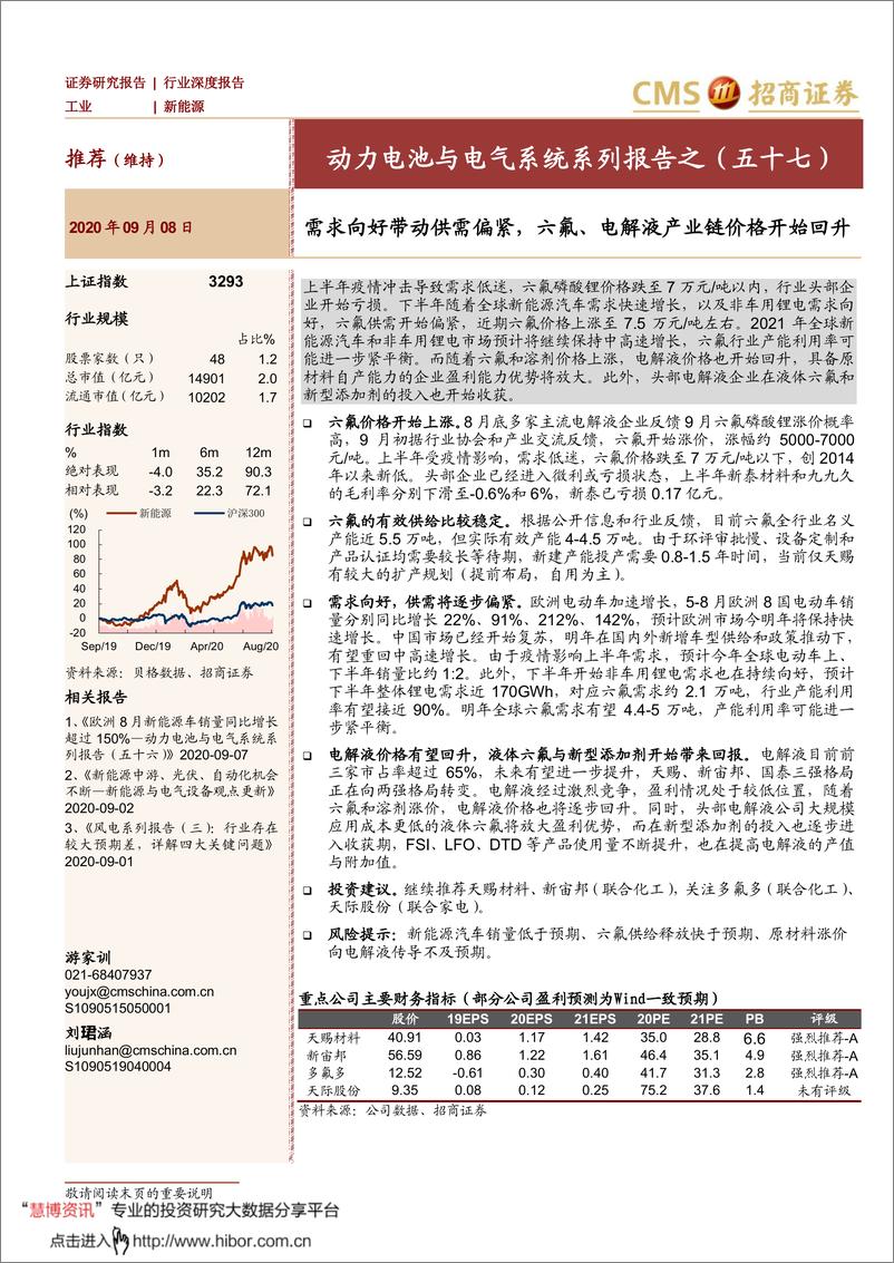 《2020年  【14页】新能源行业动力电池与电气系统系列报告之（五十七）》 - 第1页预览图