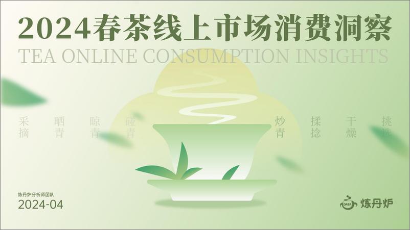 《2024春茶线上市场消费洞察-炼丹炉》 - 第1页预览图