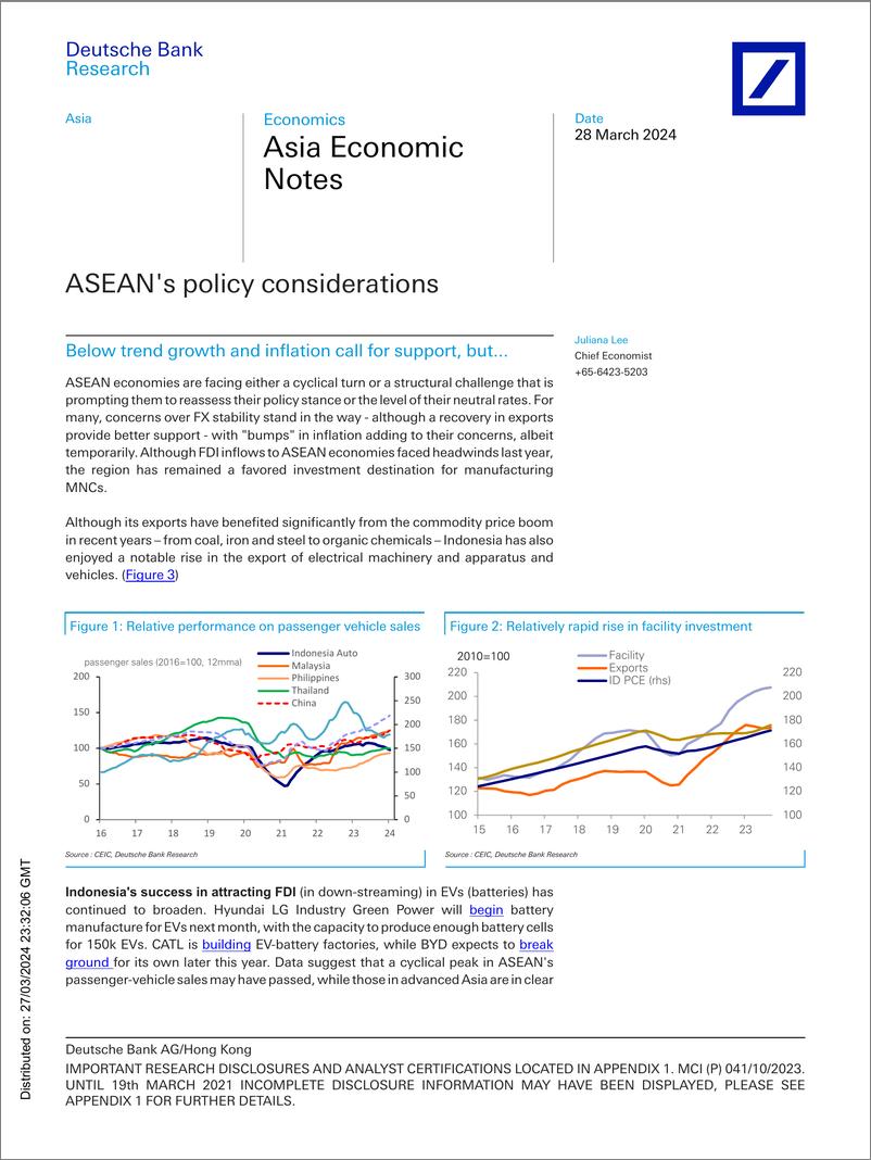 《Deutsche Bank-Asia Economic Notes ASEANs policy considerations-107251914》 - 第1页预览图