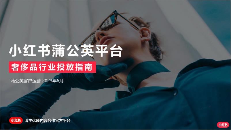 《2023年蒲公英奢侈品行业投放指南》 - 第1页预览图