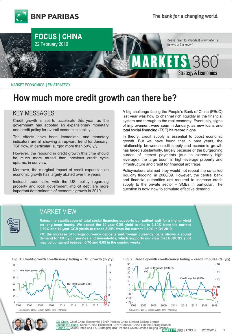 《巴黎银行-中国-信贷策略-信贷还能增长多少？-20190222-10页》 - 第1页预览图