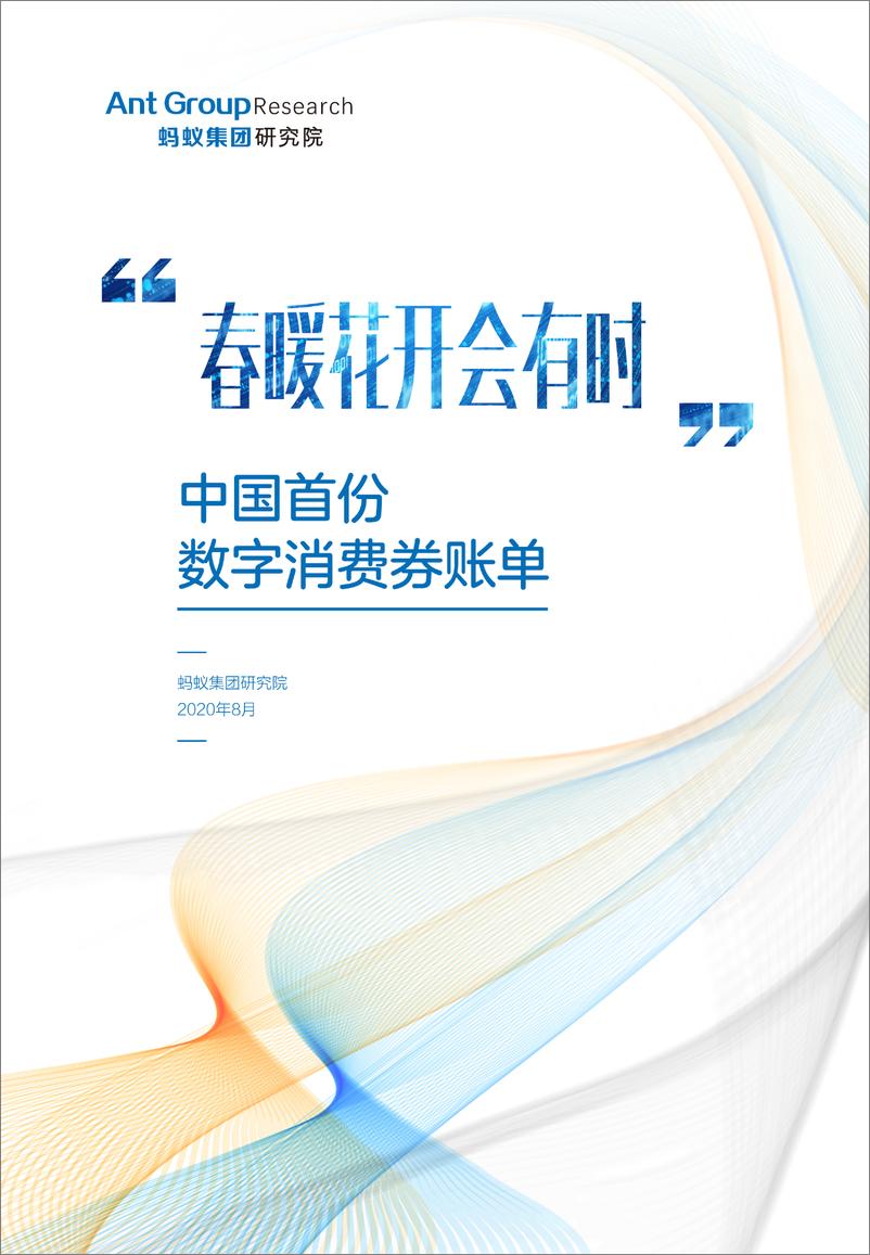 《蚂蚁集团-中国首份数字消费券账单-2020.8-26页》 - 第1页预览图
