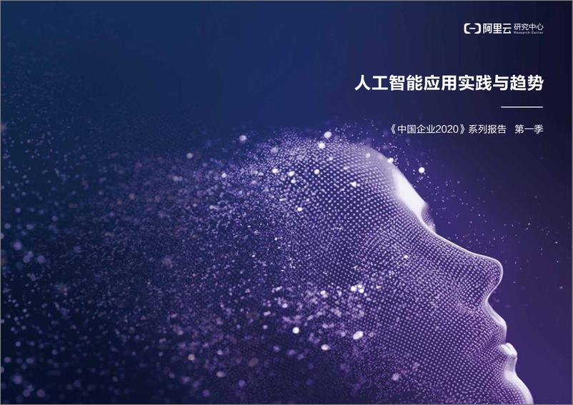 《阿里云-中国企业2020：人工智能应用实践-2019.8-50页》 - 第1页预览图
