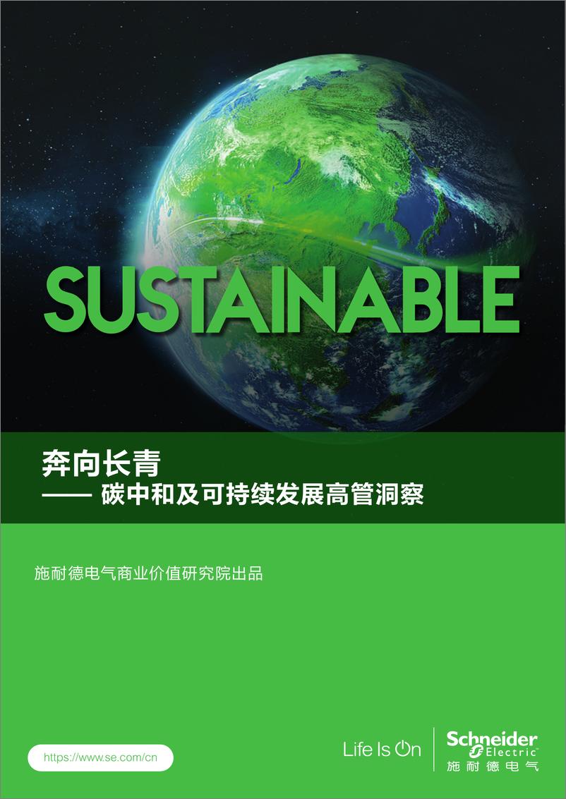 《碳中和及可持续发展高管洞察-奔向长青-2023.04-40页》 - 第1页预览图