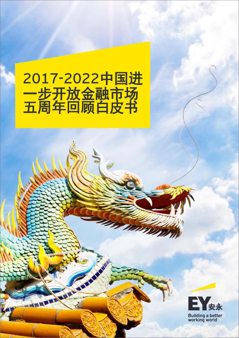《安永-2017-2022中国进一步开放金融市场五周年回顾白皮书-95页》 - 第1页预览图