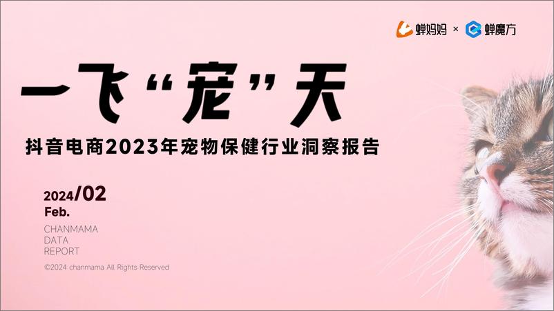 《抖音电商2023年宠物保健行业洞察报告-蝉妈妈-20页》 - 第1页预览图