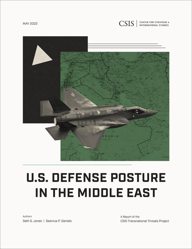 《国际战略研究中心-美国在中东的防御态势（英）-2022.5-97页》 - 第1页预览图