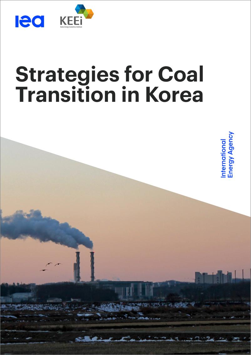 《韩国煤炭转型的策略StrategiesforCoalTransitioninKorea（IEA英文原版）-105页》 - 第1页预览图