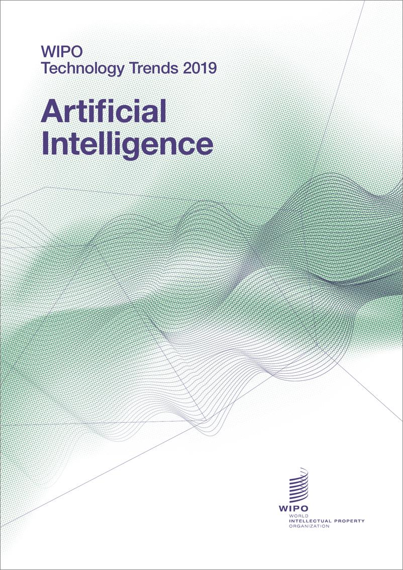 《WIPO Technology Trends 2019 Artificial Intelligence》 - 第1页预览图