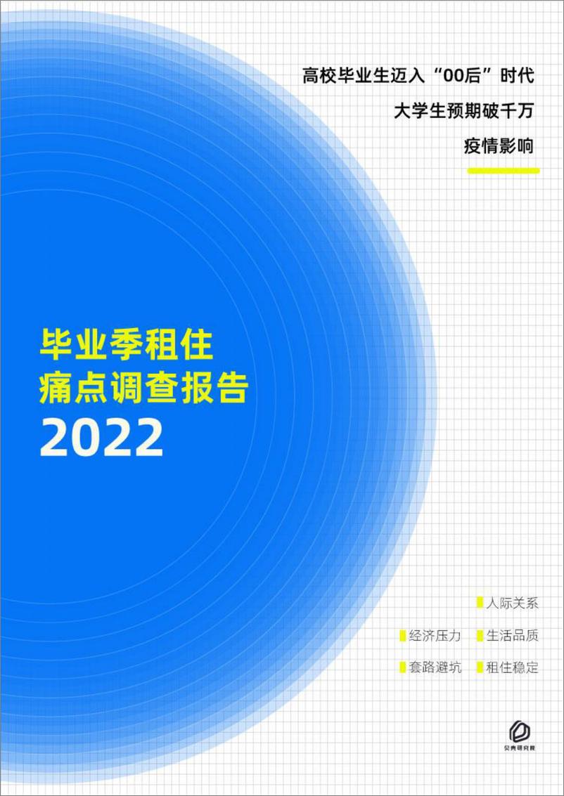 《贝壳研究院-2022毕业季租住痛点调查报告-15页》 - 第1页预览图