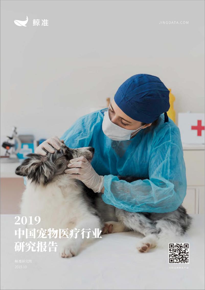《2019中国宠物医疗行业研究报告-鲸准研究院-2019.10-55页》 - 第1页预览图