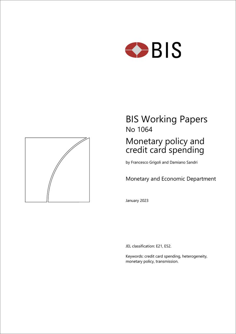 《BIS-货币政策与信用卡消费支出（英）-33页》 - 第1页预览图