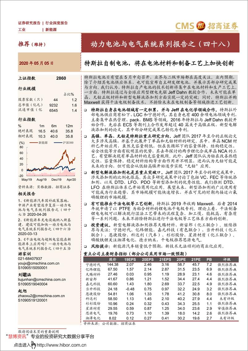 《2020年  【25页】新能源行业动力电池与电气系统系列报告之（四十八）》 - 第1页预览图