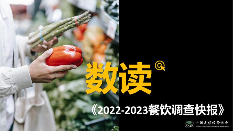 《2022-2023餐饮调查快报-13页》 - 第1页预览图