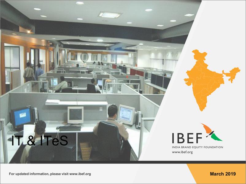 《IBEF-印度IT与IT行业报告（2019年3月）（英文）-2019.3-34页》 - 第1页预览图