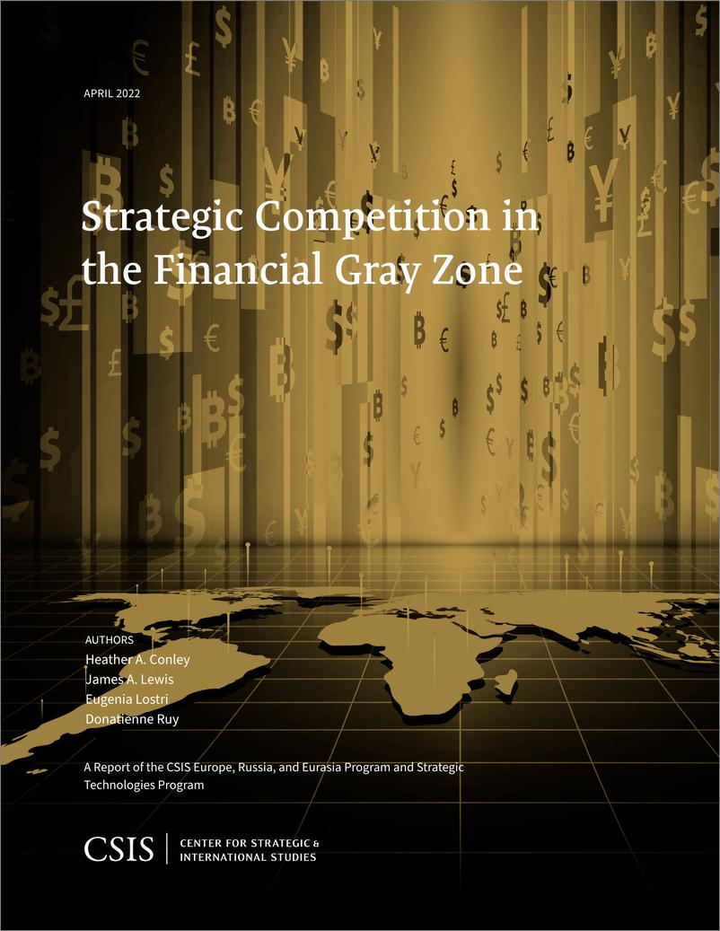 《国际战略研究中心-金融灰色区的战略竞争（英）-2022.4-45页》 - 第1页预览图