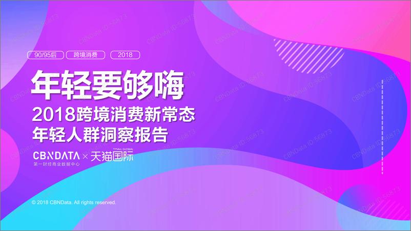 《2018跨境消费新常态年轻人群洞察报告》 - 第1页预览图