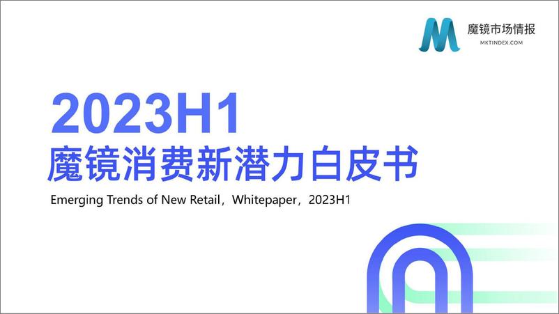 《2023年H1魔镜消费新潜力白皮书-魔镜市场情报-2023-105页》 - 第1页预览图