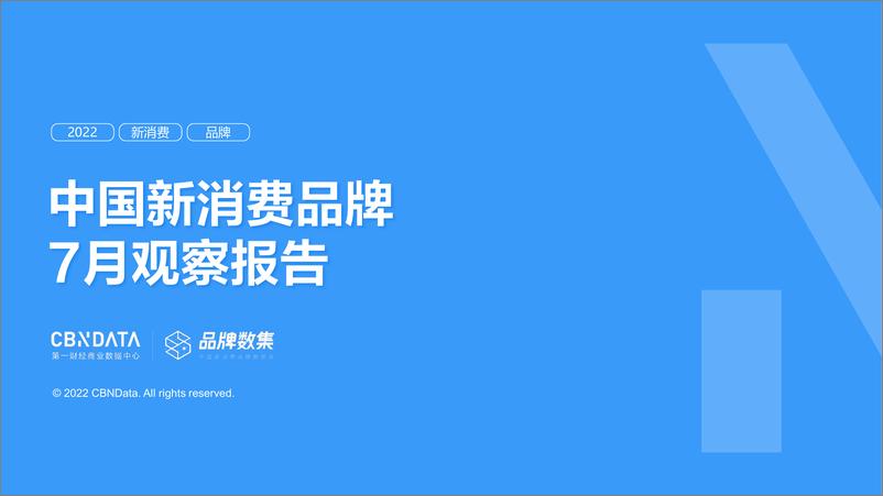 《第一财经研究院-消费行业：中国新消费品牌7月观察报告》 - 第1页预览图