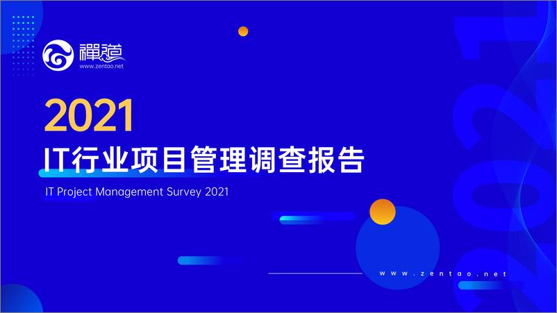 《2021年IT行业项目管理调查报告-禅道-53页》 - 第1页预览图