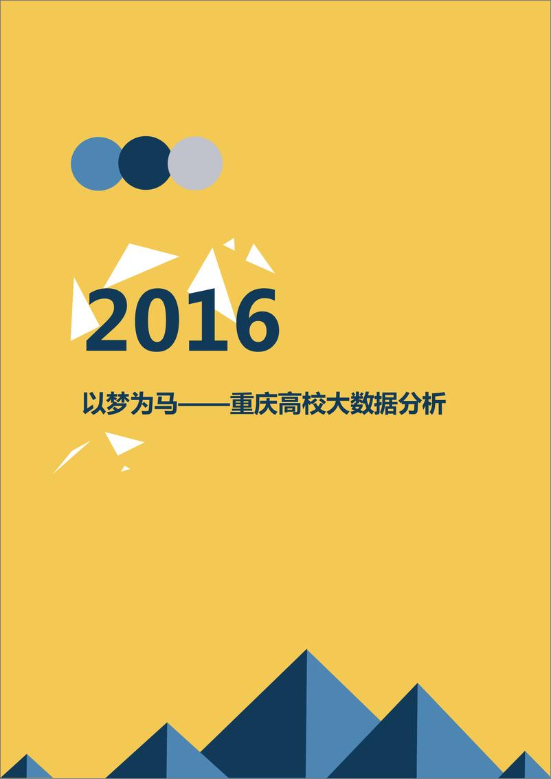 《重庆高校大数据分析报告》 - 第1页预览图