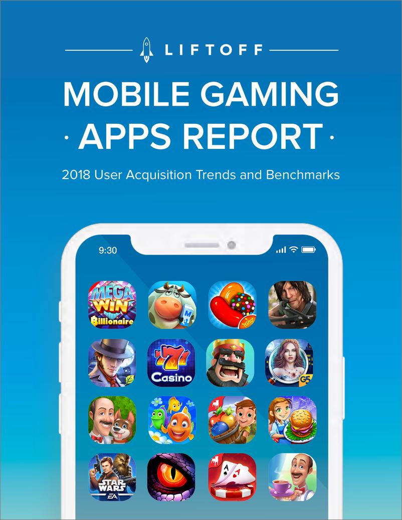 《2018年手机游戏应用报告》 - 第1页预览图