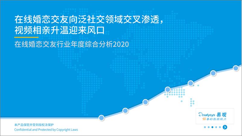 《在线婚恋交友行业年度综合分析2020-易观-202009-》 - 第1页预览图