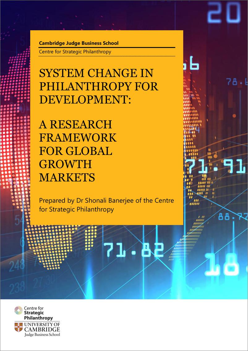 《慈善促进发展的制度变迁：全球增长市场的研究框架（英）-2022.5-41页》 - 第1页预览图