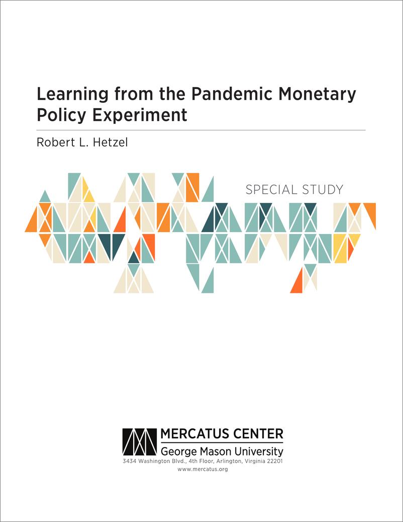 《莫卡特斯中心-从大流行的货币政策实验中学习（英）-2022.4-28页》 - 第1页预览图