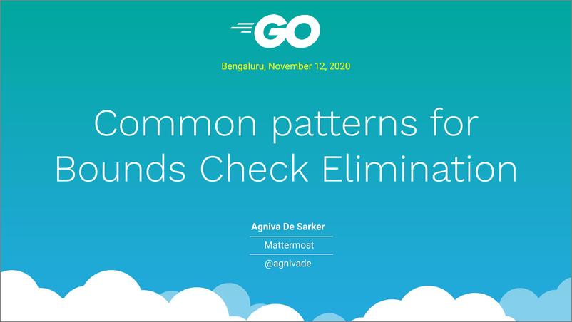 《A De Sarker - Common Patterns for Bounds Check Elimination》 - 第1页预览图
