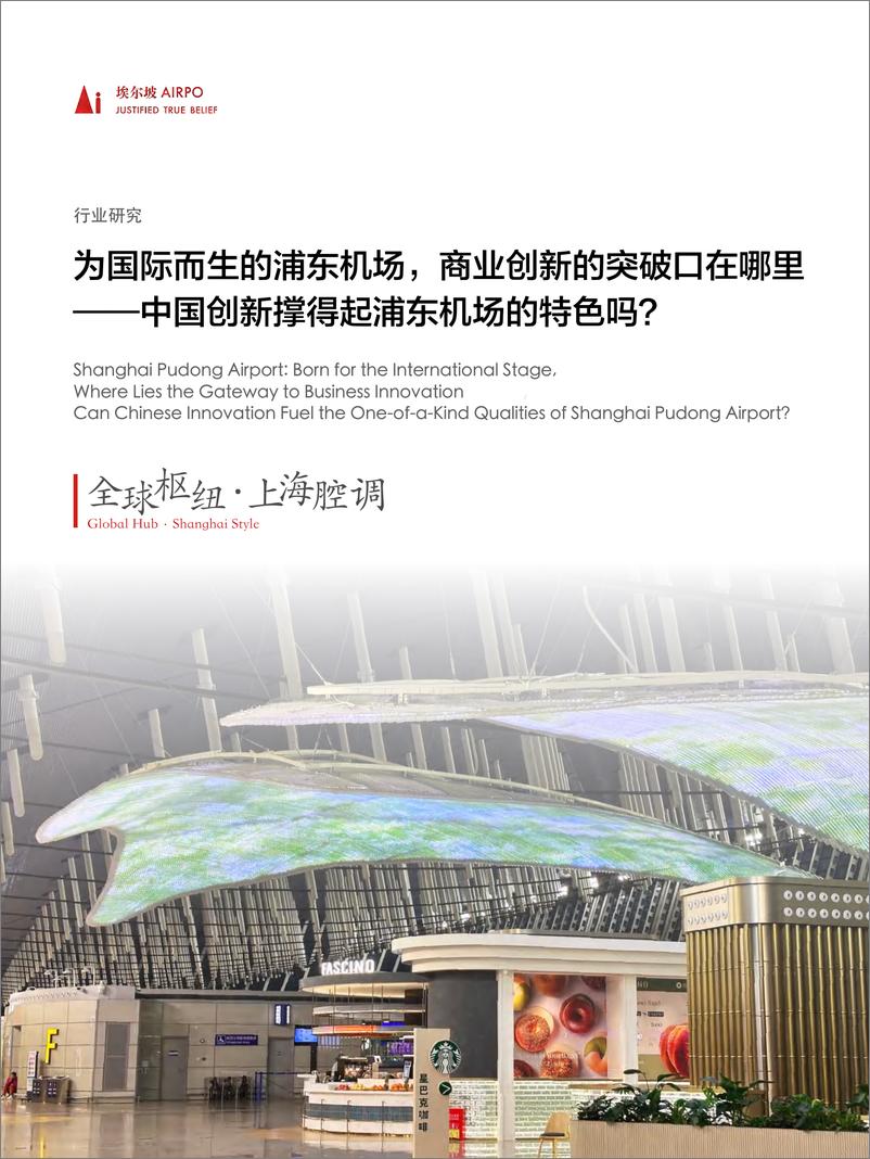 《埃尔坡：为国际而生的浦东机场商业创新的突破口在哪里（2024）》 - 第1页预览图