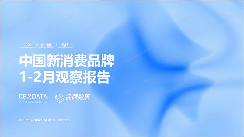 《CBNData：中国新消费品牌2023年1-2月观察报告+22页》 - 第1页预览图
